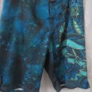 AFFLICTION MMA ELITE SWIM BOARD SHORTS TRUNKS Blues LARGE