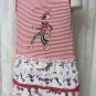 MOSCHINO BAMBINO Dress Red White Stripe Polka Dot Olive Oyl  DARLING 3A Ruffles