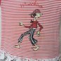 MOSCHINO BAMBINO Dress Red White Stripe Polka Dot Olive Oyl  DARLING 3A Ruffles