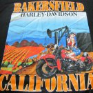 HARLEY DAVIDSON TEE BLACK XL 2007 Bakersfield Calif Pin Up Short Sleeve GRAPHIC