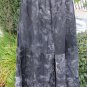 SULTRY TOUCH PLAZIO PANTS Skirt Tie Dye LINEN O S/M Boho Hippie Beach COOL GRAY