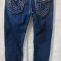 TRUE RELIGION JEANS SKINNY GIRLS Size 12 VGC Thick Stitch Flap Pocket