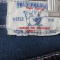 TRUE RELIGION JEANS SKINNY GIRLS Size 12 VGC Thick Stitch Flap Pocket