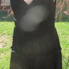 NEW DIANEvonFURSTENBERG DRESS Slinky Black Jersey PF14-144-609 NWT Tiered DVF S