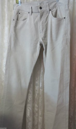 J CREW CORDUROY PANTS JEANS Straight Leg Bone NEW 32 x 34