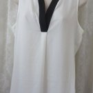 STOOSH BLOUSE Ivory Large NWT Career
