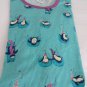 MUNKI MUNKI NITE-NITE XS Night Gown Blue Penguins Sledding NEW