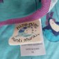 MUNKI MUNKI NITE-NITE XS Night Gown Blue Penguins Sledding NEW