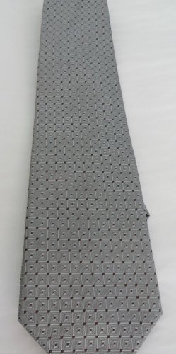 BOSS HUGO BOSS Tie Silver/Grey Silk Beautiful Classy Hand Made