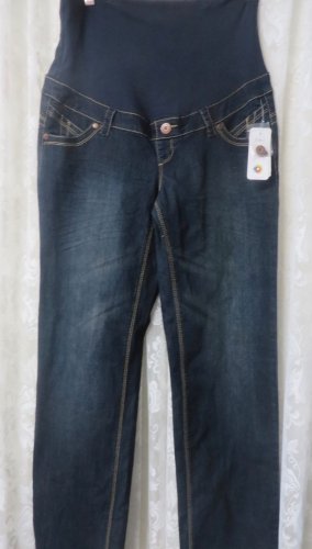 THYME MATERNITY JEANS 3 N 1 SIZE S/P NWT Comfort Straight