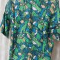 Giorgio DANIELI Shirt VINTAGE Dress Casual Retro MEDIUM Blue Greens