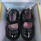 STRIDE RITE ROBEEZ Ms PLAINE JANE BLACK SIZE 4 9-12 Mos Black Patent Leather NIB