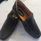 PAOLO MORETTI LEATHER Black White Stitched Stylish DRIVING SHOES sz 13 Loafers