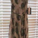 Simply Vera Wang DRESS Contemp Clean Slate NWT asymmetrical hem Silver Grey