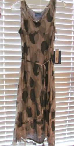 Simply Vera Wang DRESS Contemp Clean Slate NWT asymmetrical hem Silver Grey