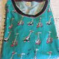 MUNKI MUNKI NITE-NITE XL NEW One Pc Jumper Romper gown PJS Blue Green Giraffe