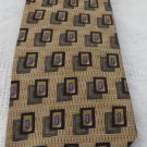 FERREL REED FOR NORDSTROM TIE Gold Black Blue Silk Handmade