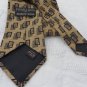 FERREL REED FOR NORDSTROM TIE Gold Black Blue Silk Handmade