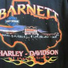 HARLEY DAVIDSON TEE BLACK XXL Vintage BARNETT EL PASO TX 2000 Eagle HOLOUBEK