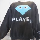 DIAMOND SUPPLY CO. LONG SLEEVE Black Large SWEATSHIRT "PLAYER" Keep on Shining