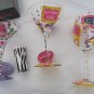 LOLITA GLASS PLATE MARTINI BIRTHDAY GIRL WINE Shot 5 Items Shopaholic Mommy's TO