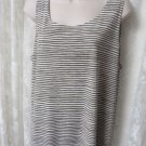 CHICO'S EASY WEAR blouse tee Size 3 Stripe XL/16 NWOT Tank