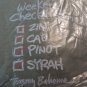 TOMMY BAHAMA TEE SHIRT RELAX  Beetle Green Heather Wine List Checklist