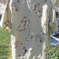 TORI RICHARD SHIRT SILK XL Celadon Green Tropical Button Front  Gorgeous