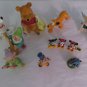 WALT DISNEY FIGURINES Micky Mini Dwarfs Pluto Tinkerbell 12 total Japan China +
