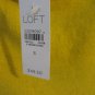 ANN TAYLOR LOFT  Sweater Top WOMENS Small Yellow/Gold NWT