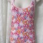 PINK VICTORIA SECRETS TEE TANK Medium NEW Peace Signs