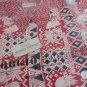 Giorgio DANIELI Shirt HAWAIIAN Vintage NWT Retro  RED Rayon Long Sleeve M