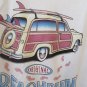 BEACH BUM Tee Shirt Woody Original White XL Surf Beach