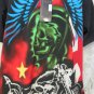 DRAGONFLY SHIRT GRIM REAPER Biker Bowl Rock Golf NWT Medium  PG187