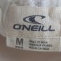 O'NEIL CROCHET IVORY TOP Shirt MEDIUM Beach Casual Crop Midriff NEW