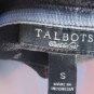 NWT TALBOTS Black Polo Rugby Active Wear Golf Career Soft SMALL