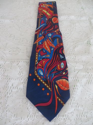 RUSH LIMBAUGH No Boundaries Collection TIE Vibrant Stunning Neck W