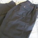 HARLEY DAVIDSON PANTS SMALL Black Cotton Summer Weight Boot