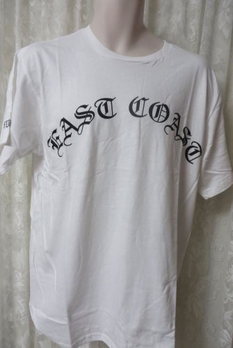 ELWOOD TEE East-coast 916 Graphic Short Sleeve White NWT