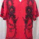 DRAGONFLY SHIRT DUAL RED DRAGON Double Sided Print SMALL Rock Roll Bowl
