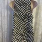 GUESS BLOUSE Animal Print Sheer NEW Small