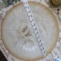 VINTAGE LAMP SHADE Hanging incandescent fixture Becker MFG Glass France Chic