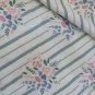 VINTAGE POSIE BOUQUET By Waverly Fabric and Matching Border Greens Floral Stripe