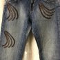 KIPPYS JEANS  Swarovski Crystals  27 X 31 ½  STRAIGHT LEG