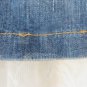 KIPPYS Womens Skirt Jean Denim Mini Distressed Studded Swarovski Crystal LARGE
