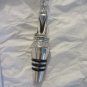 EDGAR BEREBI Bottle Topper Cat Silver Crystals  Wine Cork  LIMITED EDITION