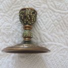 EDGAR BEREBI WINE STEMWARE Peridot Stem Wedding Short 2 ¾" discontinued Green