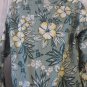 JOE KEALOHA'S REYN SPOONER Shirt Hibiscus Jade  MEDIUM NWT Long Sleeve
