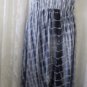 HAILEY & CO DRESS Tye Dye Blue Asymmetrical Hem Beach Cover Halter SMALL NWT
