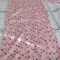 PINK Robe Zippered PJ Night Gown Sleepwear Polka Dots NEW SMALL